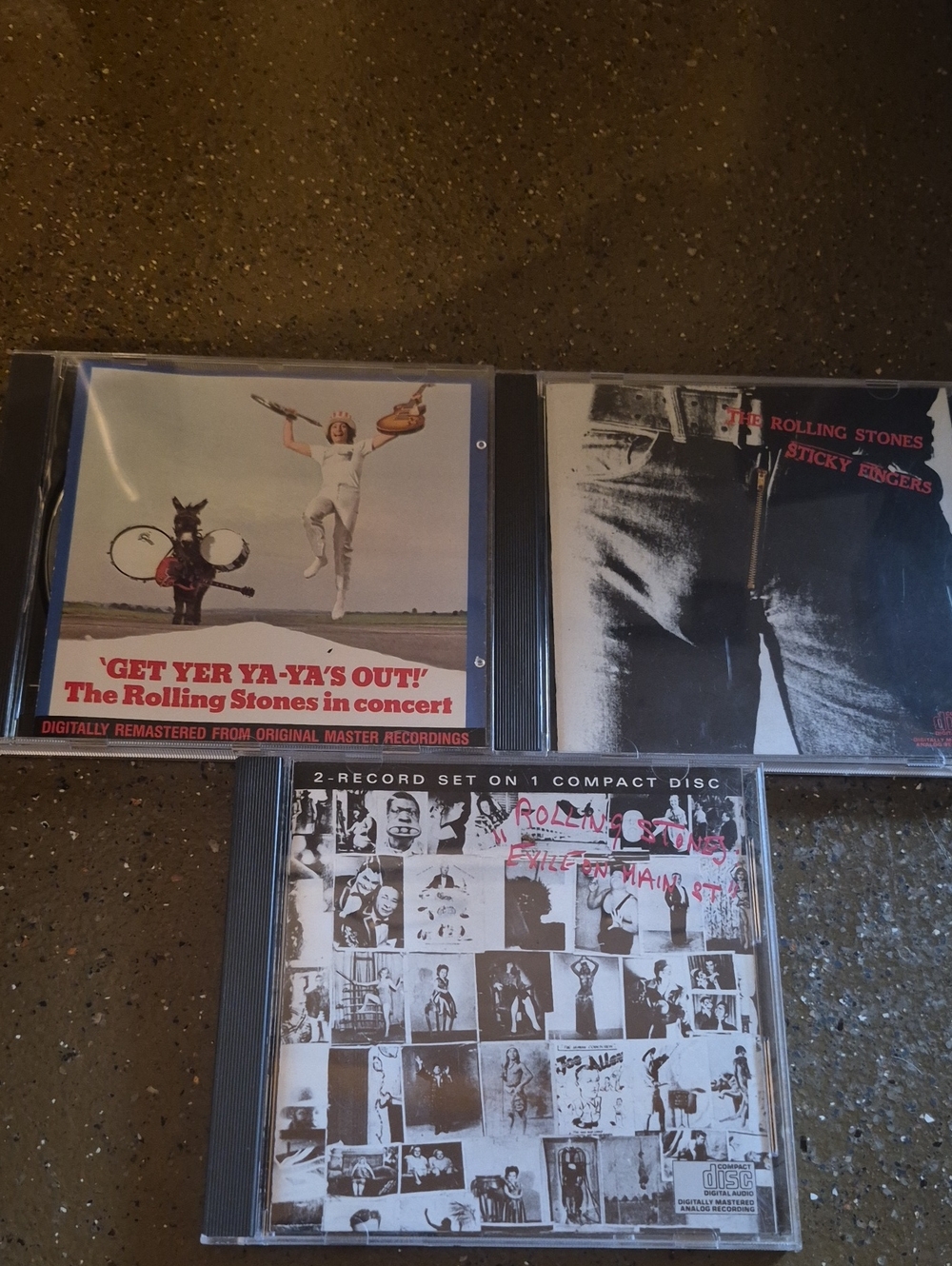 3 Rolling Stones Music CD Lot. Like New